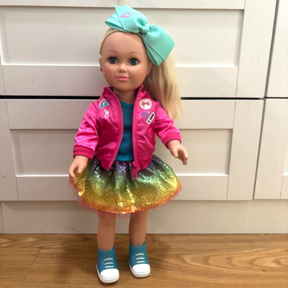 My Life As‎ Jojo Siwa 18 Inch Doll + Bow Complete Outfit 2017 Blue Eyes Blonde